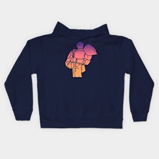 Copy of Knight Paladin (Flaming Dawn): A Fantasy Design Kids Hoodie